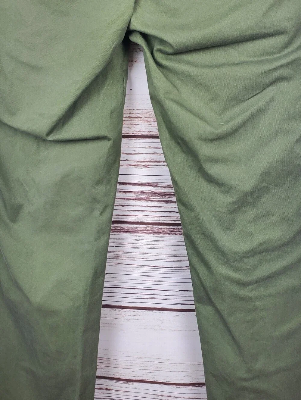 POLO Ralph Lauren Mens 33x32 Olive Green Stretch Slim Fit Chino Khaki Pants